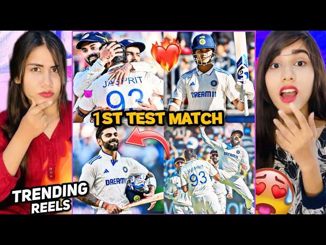 BGT 1st Test Match  Trending Reels Reaction | Kohli Century | Rahul-Yashasvi Partnership | Bumrah