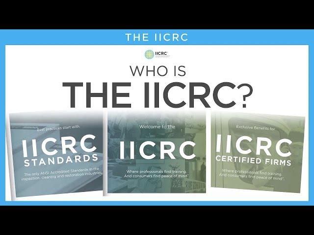 About The IICRC