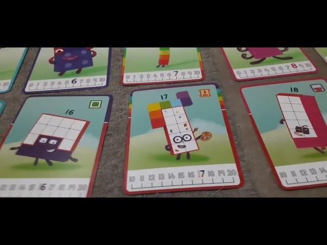 Numberblocks Mathlink Cubes - Character Cards 1-10 11-20 21-30 from hand2mind