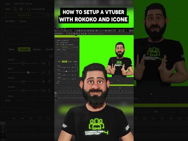 How to setup a Vtuber with Rokoko and Iclone #madewithrokoko #iclone8 #vtuber