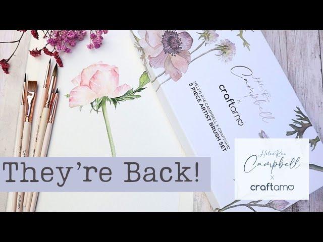 WELCOME TO MY CRAFTAMO BRUSHES (RELAUNCH) - FULL PAINTING TUTORIAL