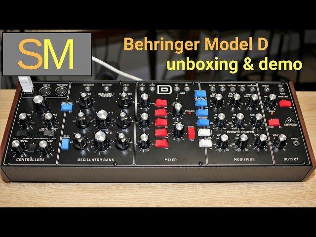 Behringer Model D unboxing & demo