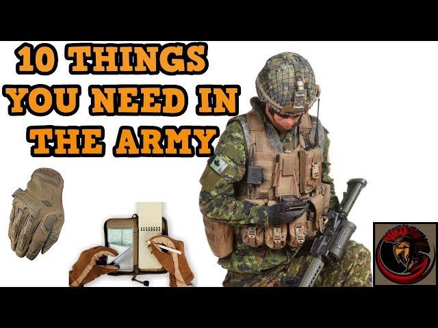 Top 10 ESSENTIAL personal equipment items for the Army