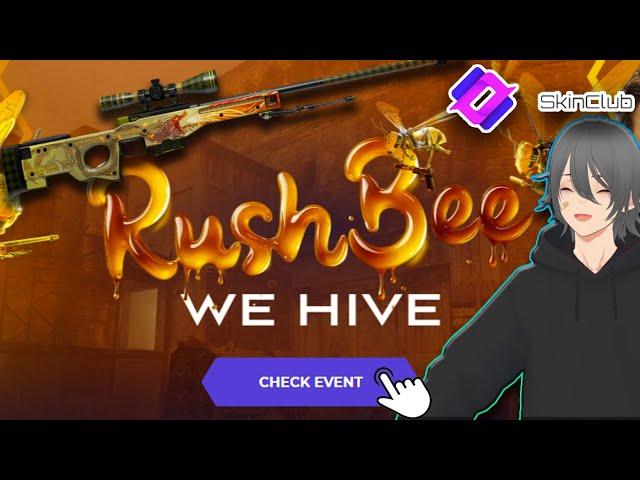 New Exclusive Event Cases | Rush Bee | CSGO crate opening | SkinClub Season 4