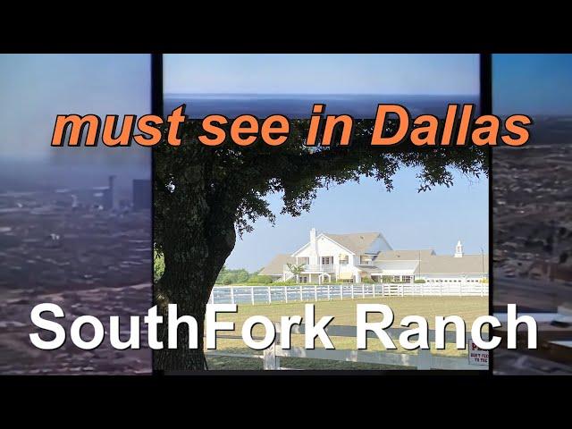 You can not miss it !!! - Visitor Center SouthFork Ranch - TV Series DALLAS