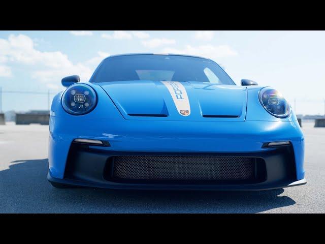 Shark Blue Porsche GT3 | 4K