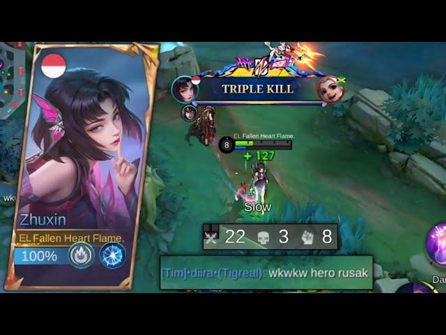 GOODBYE LUO YI  NEW HERO ZHUXIN IS FINALLY IS HERE | BUILD TOP 1 GLOBAL ZUXHIN | MLBB