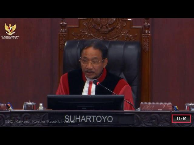 Sidang Perkara Nomor 107/PUU-XXII/2024. Rabu, 4 Desember 2024.