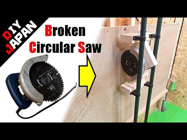 Amazing! A Trick to Transform a Broken Circular Saw into a Panel Saw #2