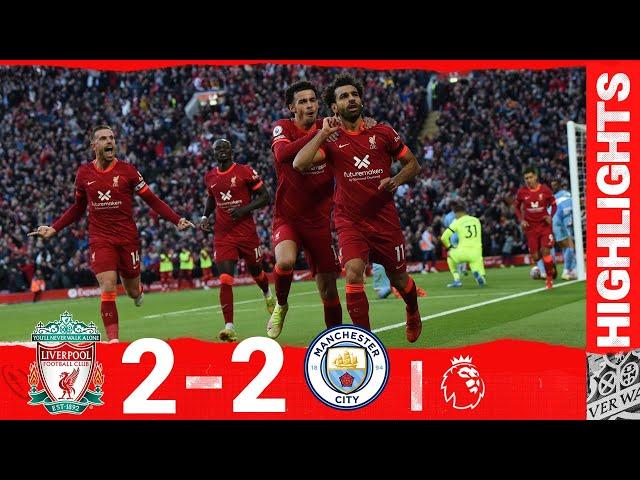 Highlights: Liverpool 2-2 Man City | Salah's sensational strike in thrilling draw