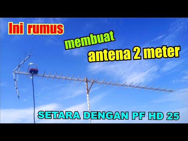 cara membuat antena Yagi 2 meter