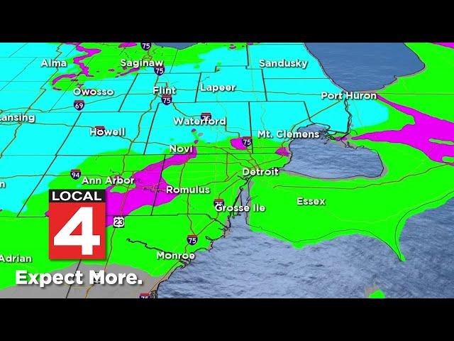 Metro Detroit weather forecast Dec. 20, 2024 -- Noon Update