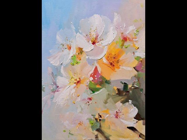 Spring oil painting Vugar Mamedov #art #painting  #acrylicpainting #oilpainting