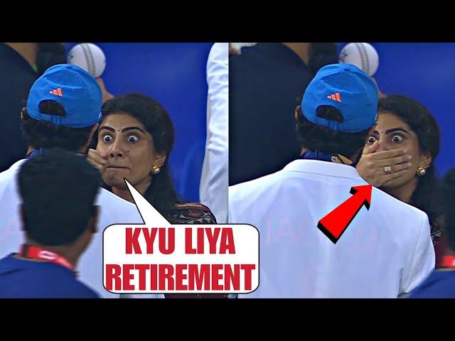 Jadeja's wife Rivaba shocked when Jadeja announced his retirement to her after INDIA won CT Final |