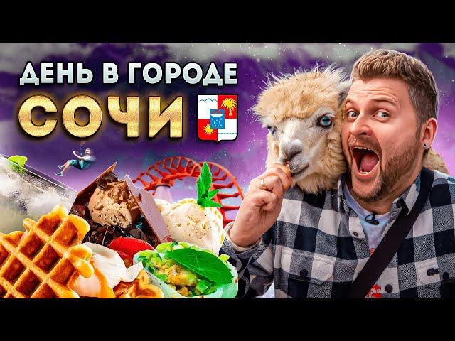 НЕОБЫЧНЫЙ обед за 10000 рублей в ГОРАХ и 120 км/ч над ОБРЫВОМ / Новое шоу День в городе: Сочи