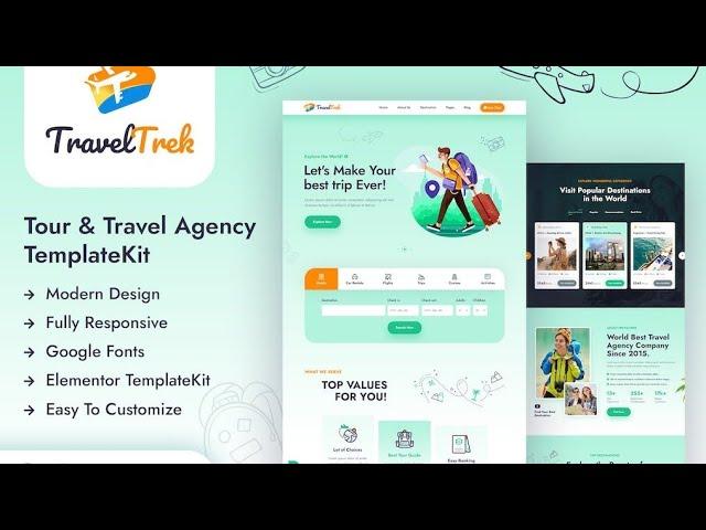 How to Create Travel and Tour Agency WordPress Website ( Step by Step )