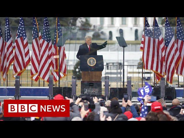 Capitol riots: How a Trump rally turned deadly - BBC News