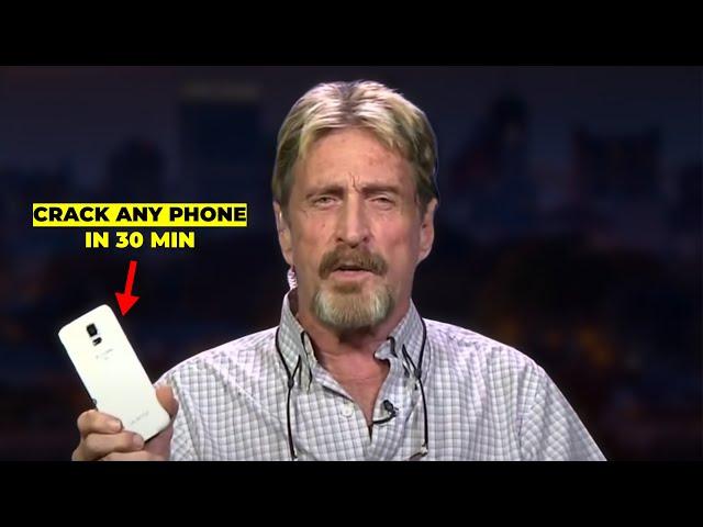 When John McAfee told the world how to crack any phone (precisely).