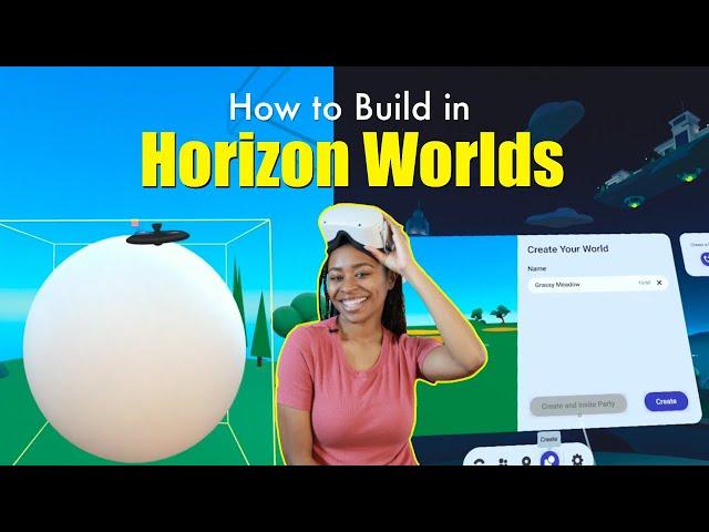 How to build in the Metaverse | Horizon Worlds Building for beginners