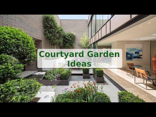 200+ Modern Courtyard Garden Ideas 2023: Best Backyard Design For Inspiring