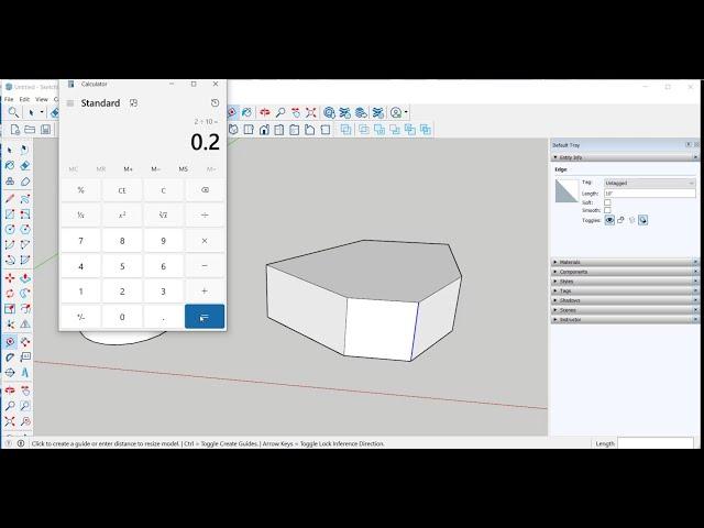 SketchUp: Change the Size of an Already-Built Model