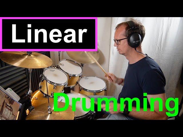 Linear Drumming - step by step (my approach) - drum lesson / drum tutorial