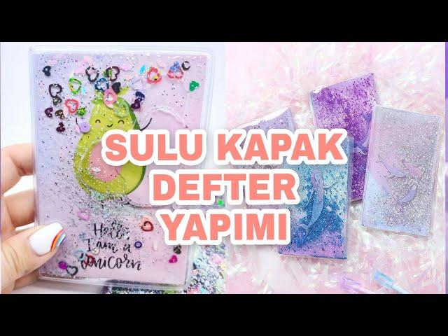 Havalı Okul Eşyası Yapımı (Sulu Kapak Defter Yapımı)