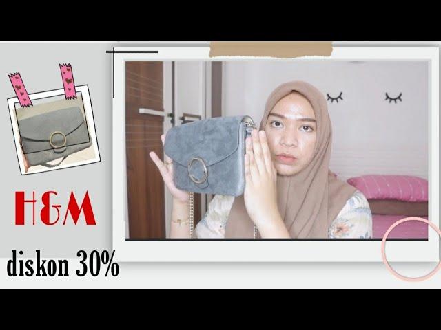 UNBOXING TAS HnM BAHAN SUEDE ,ALL ITEM DISKON 30% -