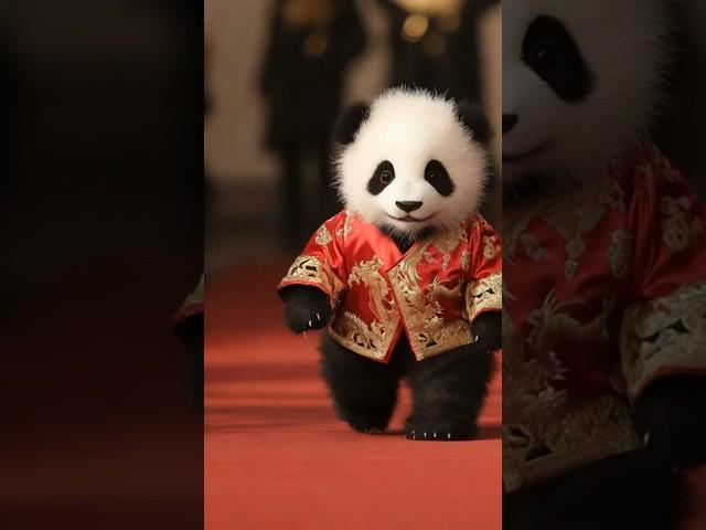 Animal Baby Fashion Show .#baby #babyfashion #animalshow #cutebaby #animal #panda