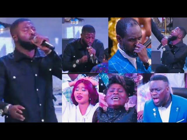 Too Much Oil, Ben Oko Jnr. Made The Congregation Cry  In Worship At Ogyaba’s Church