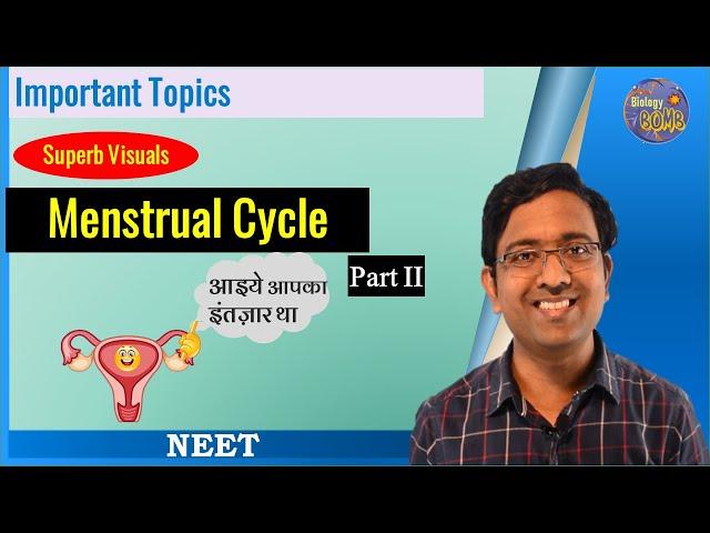 Menstrual Cycle Part 2 - Uterine cycle I NEET I Dr Kunal Tatte (KT)