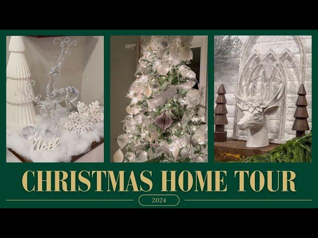 Our Christmas Home Tour! | Silver and White Christmas