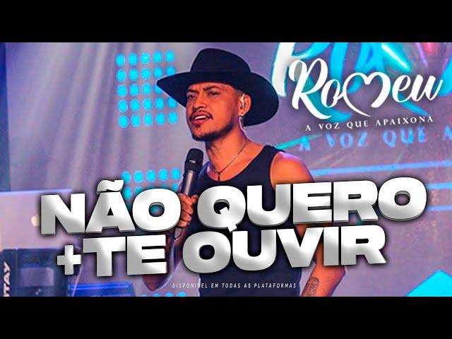 Romeu - Não Quero mais Te Ouvir (Clipe Oficial) #EpSofrênciadeMilhões