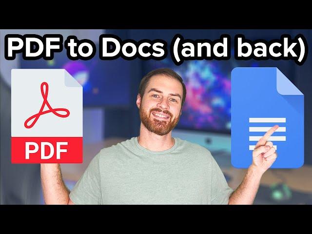 Convert PDFs to Google Docs and Back (Images and Formatting Included)