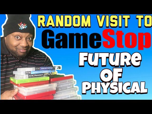 Random visit to GameStop - future of Physical games