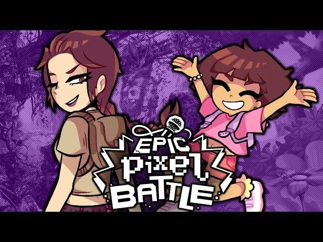 Lara Croft vs Dora The Explorer - EPIC PIXEL BATTLE [EPB SEASON 2]