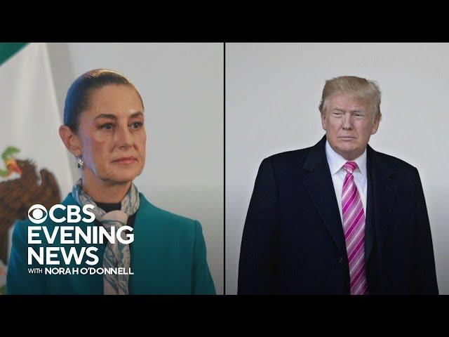 Trump, Mexican President Claudia Sheinbaum hold call after tariff threat