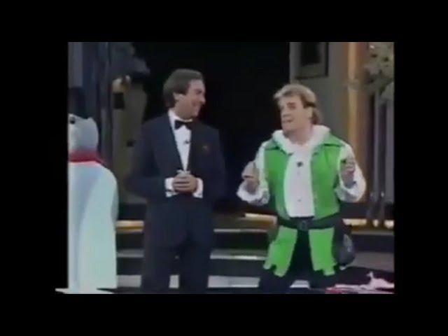 Freddie starr and Des O'Connor Christmas 1986