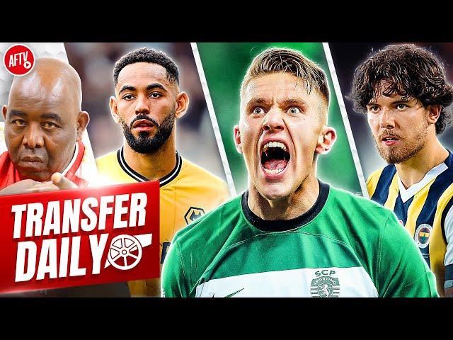 Arsenal In Talks With Gyokeres, Bid Rejected For Left Back & Wolves Striker Eyed! | Tansfer Daily