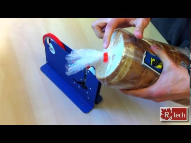 Poly Bag Sealer Tape Dispenser (Instructional video)