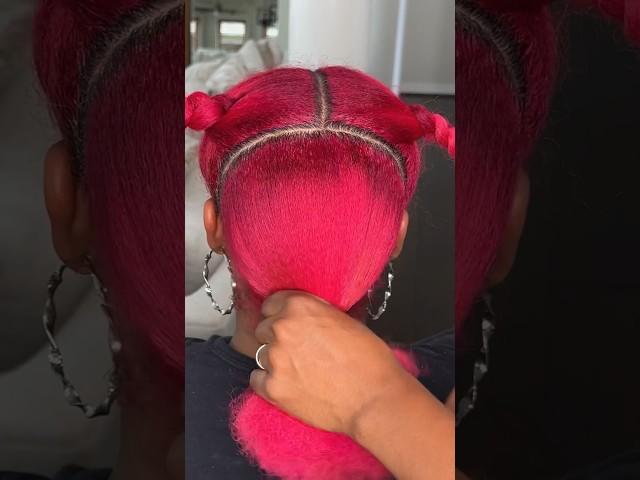 Click Related Content to Watch Detailed Tutorial #braids #stitchbraids #knotlessbraids