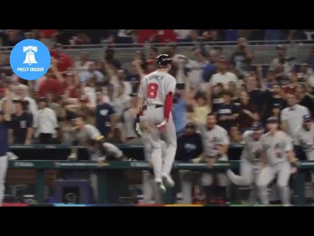 The BEST angle of Trea Turner’s go-ahead GRAND SLAM for Team USA