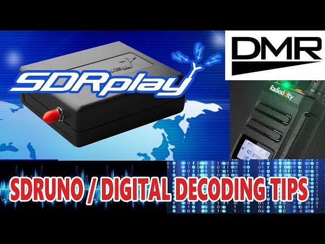 Decoding DMR with SDRuno & RSP1A Automatically + Scanning Memory Channels