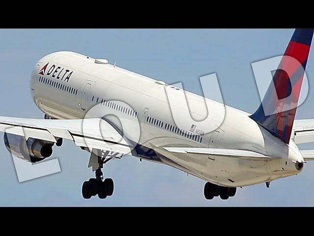 {TrueSound}™ Delta Boeing 767-400ER Close-up Takeoff from Ft. Lauderdale 8/10/16