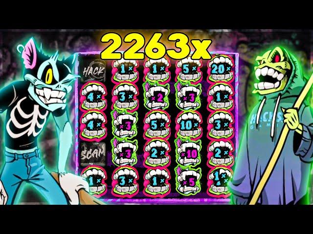 INSANE 2000X+ WIN On CHAOS CREW 2 SLOT!!