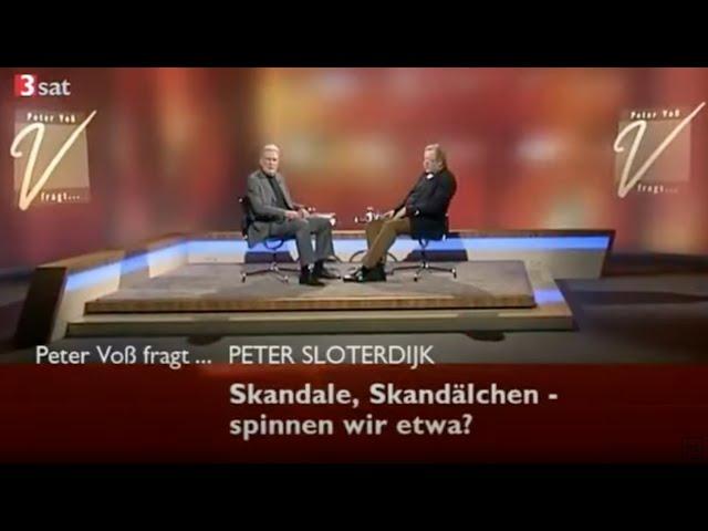 Peter Voß fragt... Peter Sloterdijk. Skandale, Skandälchen - spinnen wir etwa? (3sat, 2013)