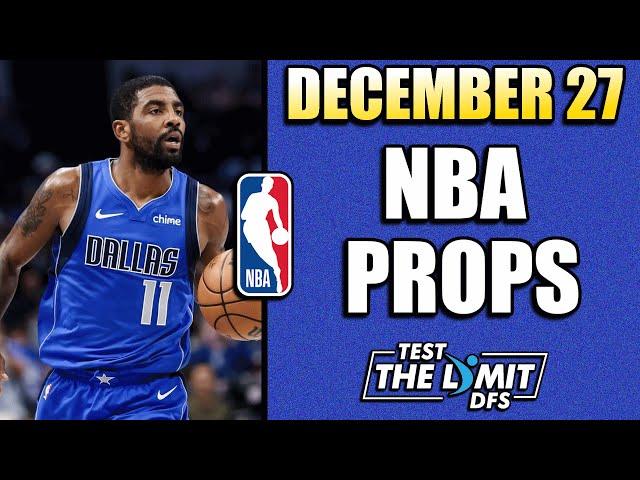 (12-2 RUN!)TOP 5 BEST NBA Player Prop Picks | Friday 12/27/2024