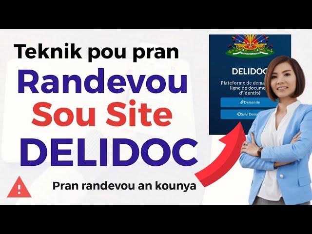 Teknik pou pran randevou paspò an sou delidoc