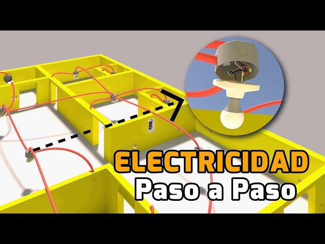 ELECTRICIDAD PARA PRINCIPIANTES, Circuito de Iluminacion - Paso a Paso