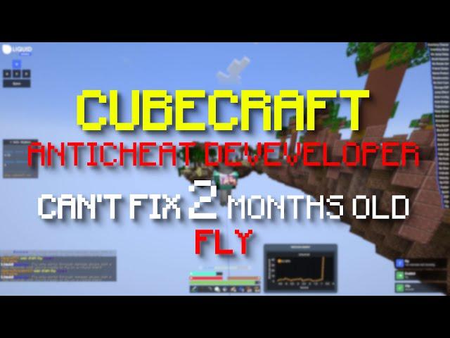 2 MONTHS OLD FLY STILL WORKING ON CUBECRAFT w/ LiquidBounce v0.7.1